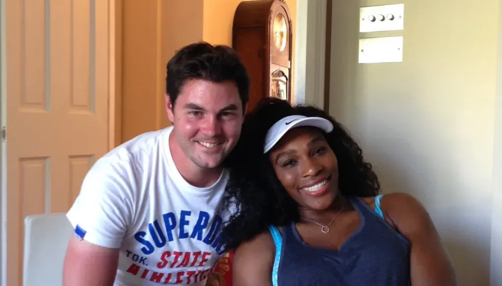 Daniel Bontems et Serena Williams